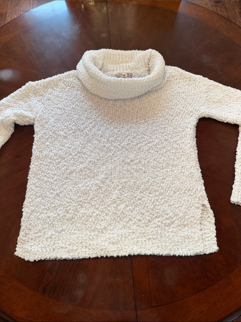 Cozy White Turtleneck Women's Sweater